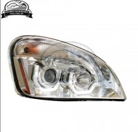 Freightliner 2008+ Cascadia Projection Headlight Chrome, Passenger Side