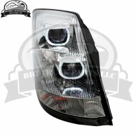 Volvo VN/VNL 2004+ Chrome Projection Headlight, Passenger Side