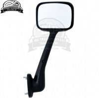 Chrome Freightliner Cascadia Hood Mirror, Passenger Side